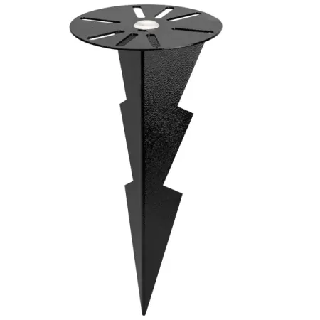 Крепеж грунтовой для уличного фонаря Эра ДГ-03 сталь 14.5 см цвет черный