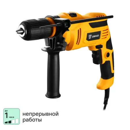 Дрель сетевая ударная Deko DKID700, 700 Вт