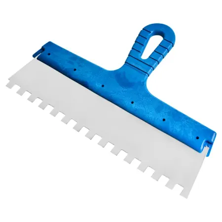 Шпатель зубчатый Интек 10108-300-010 300 мм, нержавеющая сталь, зуб 10x10 мм