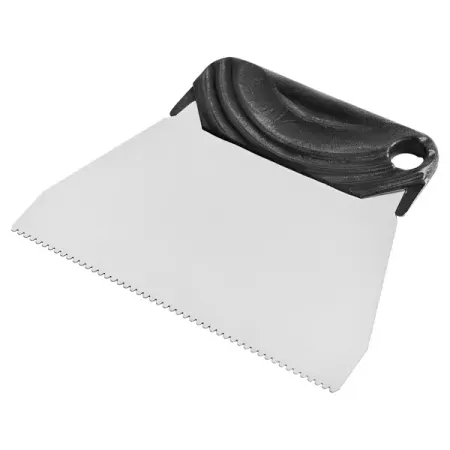 Шпатель зубчатый для клея Интек 10110-150-001 150 мм, нержавеющая сталь, зуб A2