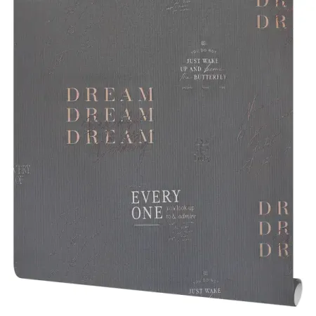 Обои флизелиновые Victoria Stenova Dream темно-серые 1.06 м VS585248