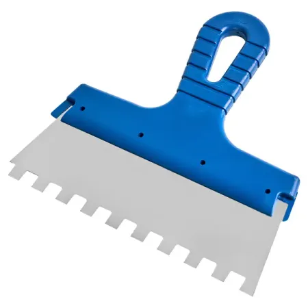 Шпатель зубчатый Интек 10108-200-010 200 мм, нержавеющая сталь, зуб 10x10 мм