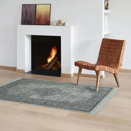 Ковер Ragolle Amalfi 80х150 см вискоза 927909/6646 цвет серый