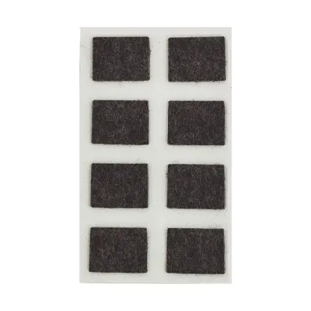 Накладка на мебельные ножки KONSENSA 23x29 мм прямоугольные фетр цвет коричневый 8 шт.