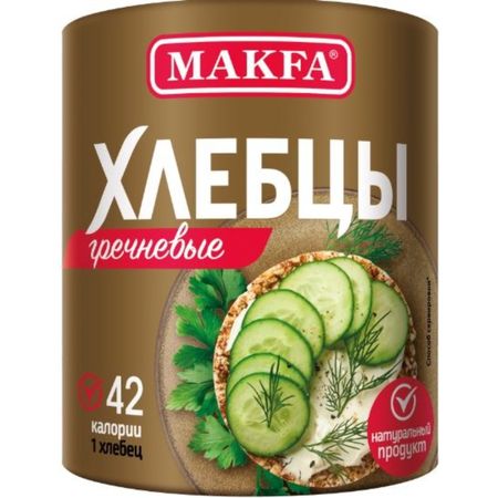 Хлебцы Макфа хрустящие зерновые гречневые 100 г