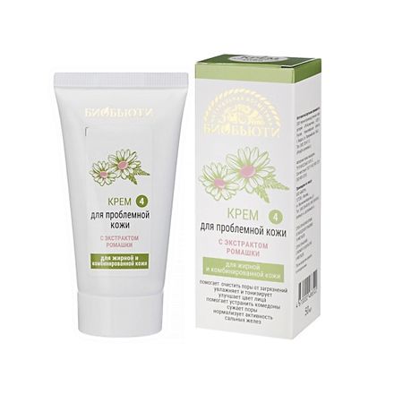 Крем для лица БИОБЬЮТИ Крем для лица для проблемной кожи, от черных точек и  прыщей циновит крем для проблемной 40 мл