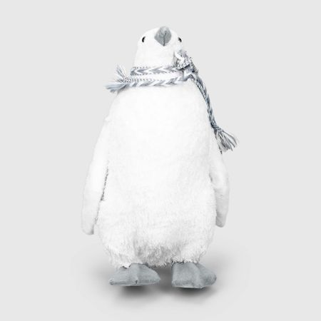 Декоративная фигура James arts пингвин белый 23х20х34 см