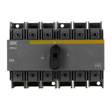 Выключатель-разъединитель IEK Karat ВРМ-3 3P 63А 400-690 В на DIN-рейку (MVR30-3-063)