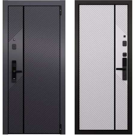 Дверь входная Torex Талса Смарт правая оскуро - бьянко 950х2050 мм с электронным замком