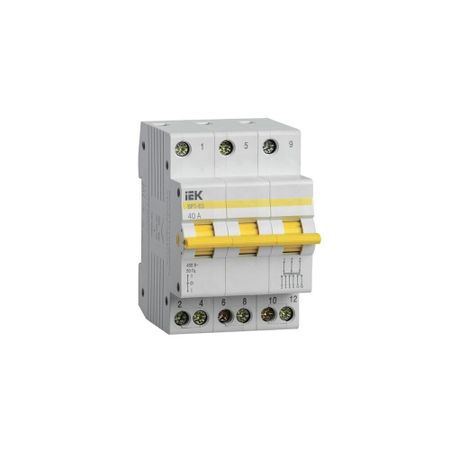 Выключатель-разъединитель IEK Karat ВРТ-63 3P 40А 400 В на DIN-рейку (MPR10-3-040)