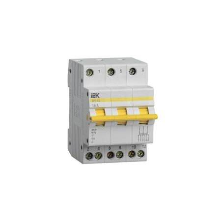 Выключатель-разъединитель IEK Karat ВРТ-63 3P 16А 400 В на DIN-рейку (MPR10-3-016)