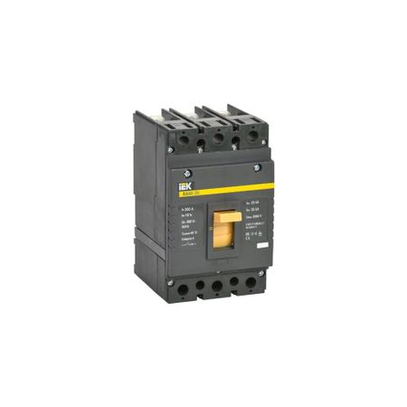Автоматический выключатель в литом корпусе IEK Karat ВА88-35 3P 200А 35 кА 400 В (SVA30-3-0200)