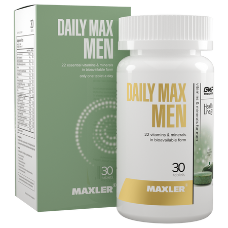 Комплекс витаминов и минералов для мужчин Maxler Daily Max Men, 30 таблеток