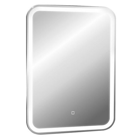 Зеркало с подсветкой прямоугольное 55х80 см с сенсорным включением Abber See (AG6105S)