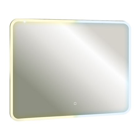 Зеркало с подсветкой прямоугольное 100х80 см с сенсорным включением Abber See (AG6109SL-1.0)