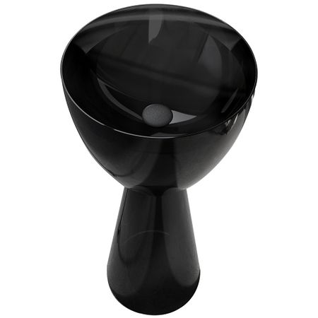 Раковина Abber Kristall 450 мм напольная черная (AT2703Onyx)