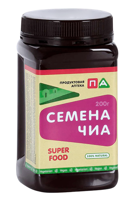 Семена чиа Продуктовая Аптека, 200 г схиигумен савва остапенко духовная аптека праведного алексия московского и схиигумена саввы остапенко