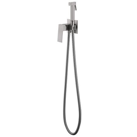 Смеситель с гигиеническим душем встраиваемый Abber Daheim со скрытой частью в комплекте сатин (AF8226SP)