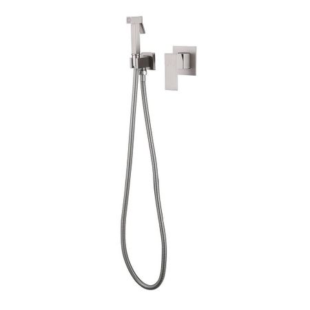 Смеситель с гигиеническим душем встраиваемый Abber Daheim со скрытой частью в комплекте сатин (AF8225SP)