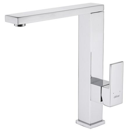 Смеситель для кухни Abber Daheim хром с высоким изливом однорычажный (AF8214)