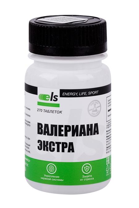 Валериана-Экстра ELS, 0,2 г, 270 шт, таблетки