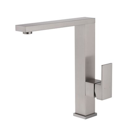 Смеситель для кухни Abber Daheim сатин с высоким изливом однорычажный (AF8214SP)