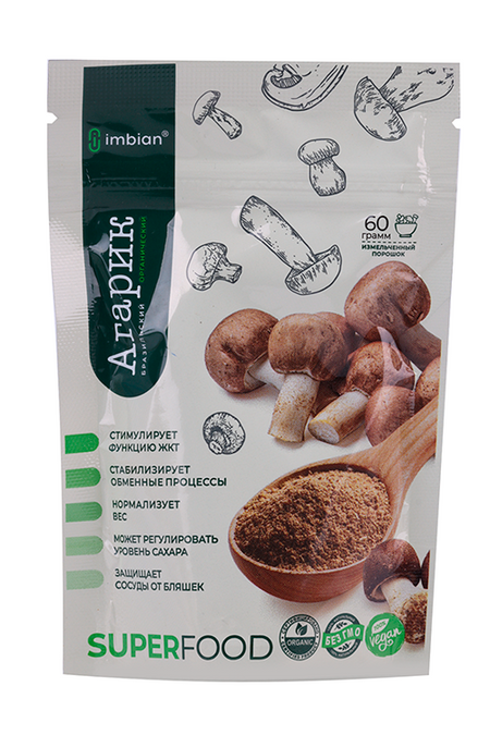 Агарик Imbian, 60 г, порошок пакет