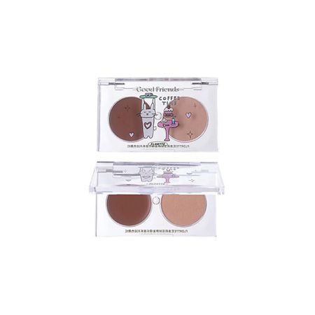 Румяна FLORTTE Двухцветные румяна Good Friends Club Dual-Color Blush amatsgreen фитолампа красная dual chips 5 wavelength