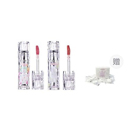 Набор средств для губ FLORTTE Набор блесков для губ Girl's World Non-Stick Cup Lip Lacquer