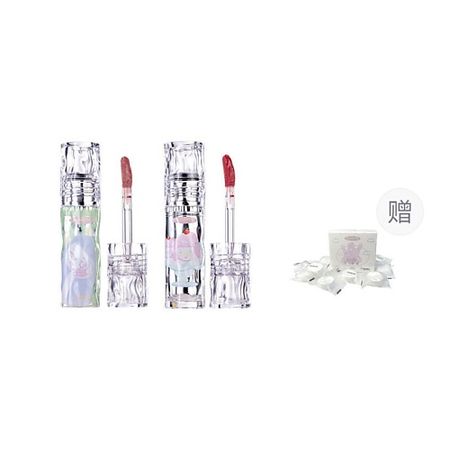 Набор средств для губ FLORTTE Набор блесков для губ Girl's World Non-Stick Cup Lip Lacquer