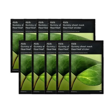 Маска для лица ABIB Тканевая маска Gummy Sheet Mask Heartleaf Sticker мармелад лукоморье жевательный gummy bears 250 г