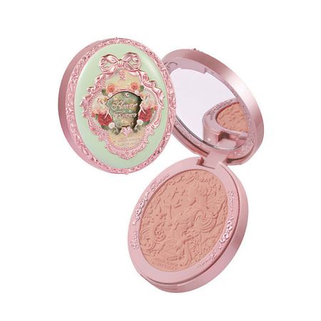 Румяна FLOWER KNOWS Компактные румяна Midsummer Fairytales Velvet Embossed Blush