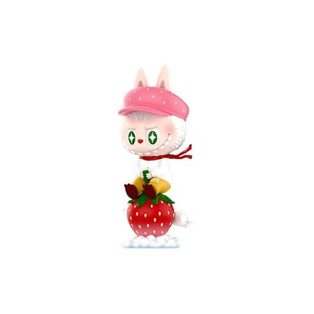 Мягкая игрушка POP MART Игрушка LABUBU Fruit Elf Collection Strawberry, 15см