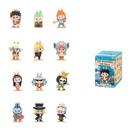 Мягкая игрушка POP MART Игрушка-сюрприз Labubu The Monsters X One Piece Series, 9 см