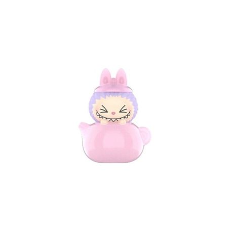 Мягкая игрушка POP MART Игрушка LABUBU THE MONSTERS Tea Time Collection Magnolia Pink, 9см