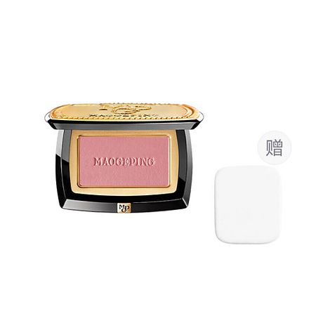 Румяна MAOGEPING Компактные шелковистые румяна Gauzy Magic Blush + Спонж