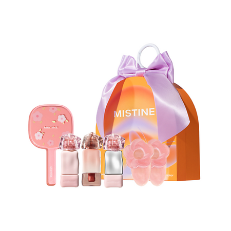 Набор средств для лица MISTINE Thai Latte Gift Set Набор для макияжа губ с аксессуарами масло для тела thai traditions кокосовое масло массажное натуральное для тела лица волос от растяжек кокос апельсин