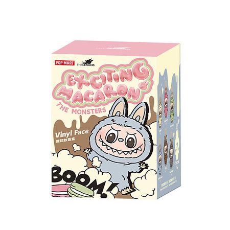 Мягкая игрушка POP MART Игрушка Labubu The Monsters Tasty Macarons, 1шт, 17см