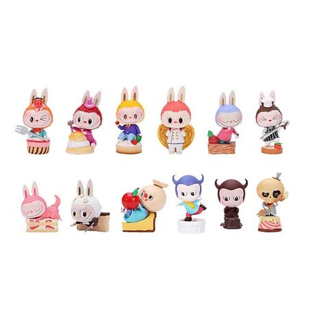 Мягкая игрушка POP MART Игрушка-сюрприз LABUBU Dessert Collection, рандомный выбор,2 шт