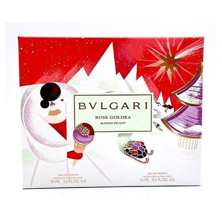 Набор парфюмерии BVLGARI Набор Rose Goldea Blossom Delight: Парфюмерная вода + Миниатюра