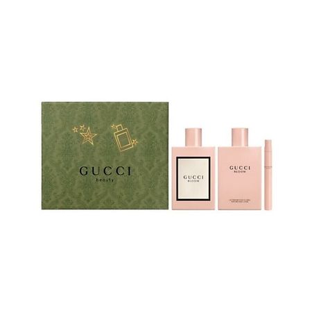 Набор парфюмерии GUCCI Парфюмерная вода Bloom + Лосьон +Миниатюра парфюмерии gucci для путешествий парфюмерная bloom губная помада