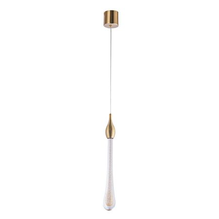 Светильник светодиодный подвесной Arte Lamp Raindrop 3000К 4 Вт 1 кв.м латунь IP20 (A1803SP-3PB) прозрачные светодиоды tiaochongyi 3 5 мм 12в