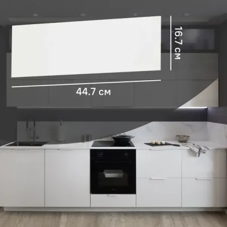 Фасад кухонного шкафа Аша 44.7x16.7 см KONSENSA ДСП цвет белый