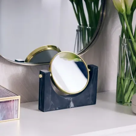 Зеркало декоративное круглое D12 см металл цвет золотистый боковое зеркало заднего вида с подогревом для мерседес benz c e s glc class w205 w222 w213 x253 2013 2021