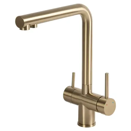 Смеситель для кухни Vidage общая высота 33 см цвет золотой