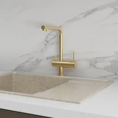 Смеситель для кухни Vidage общая высота 33 см цвет золотой смеситель для кухни dqok нержавеющая