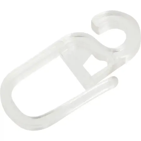 Крючок для кольца 3 см цвет хром 20 шт.