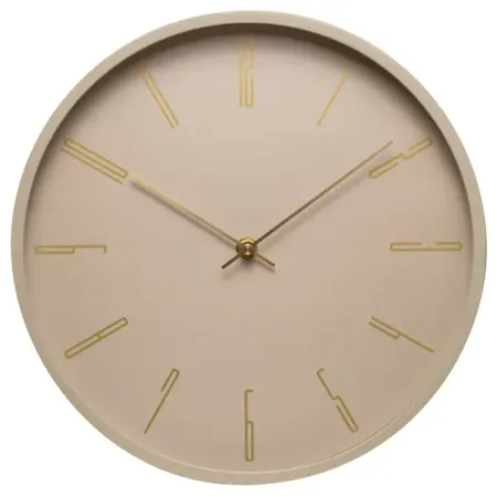 Часы настенные круглые пластик цвет мокко бесшумные ø30 см настенные часы oeny 80 см