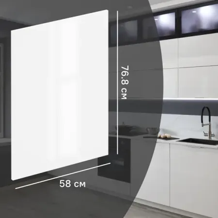 Фальшпанель для кухонного шкафа Аша 58x77 см KONSENSA ДСП цвет белый орнамент для танца льва для китайского нового года