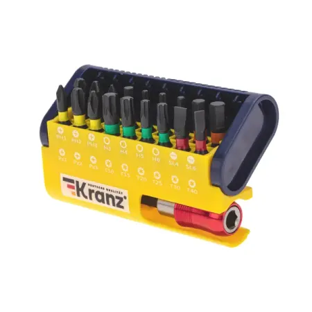 Набор бит магнитных Kranz, 19 шт.